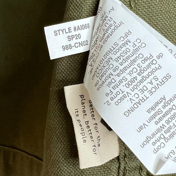 Madewell Olive Green Surplus Jacket XXS NWT Utility Gorpcore Military Style - Picture 8 of 10